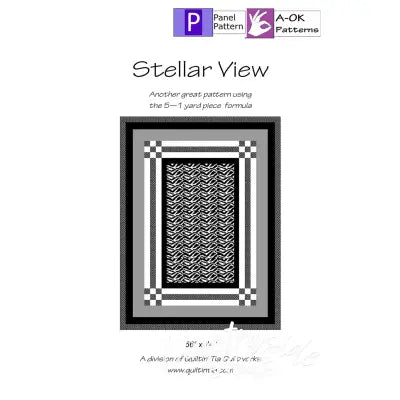 Stellar View Panel Quilt Pattern