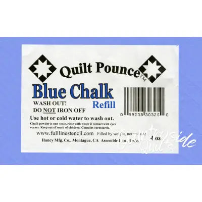 Stencil Chalk Refill for Quilt Pounce Pad Blue