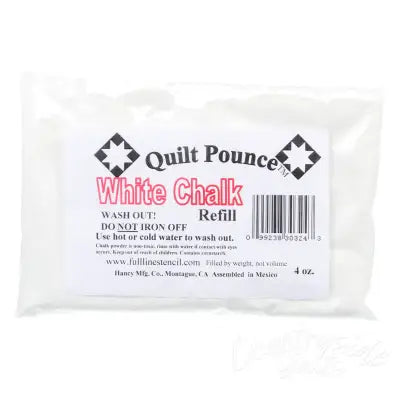 Stencil Chalk Refill for Quilt Pounce Pad White