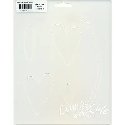 Stencil - Sew In Love