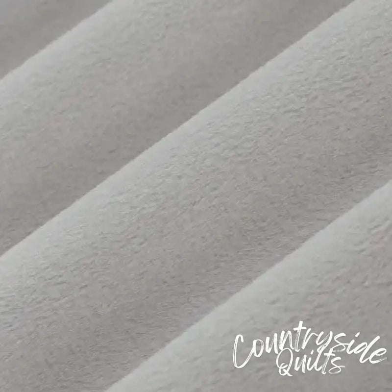 Sterling Cuddle 3 Extra Wide Solid Minky Fabric per yard