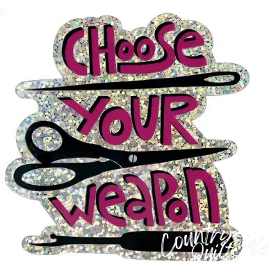 Sticker Choose Your Weapon 3pk