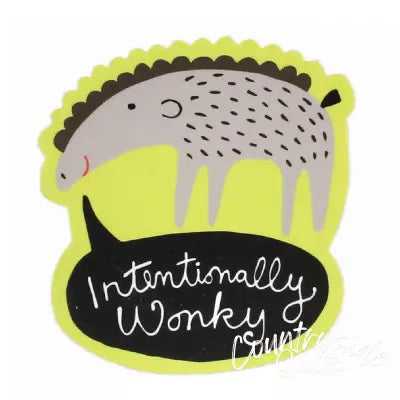 Sticker Intentionally Wonky 3pk