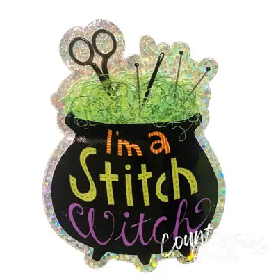 Sticker Stitch Witch 3pk