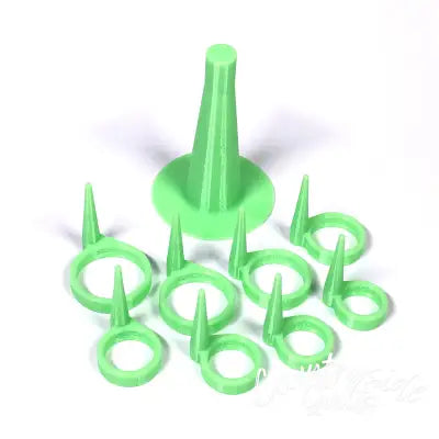 Stiletto Rings Lime 8pk