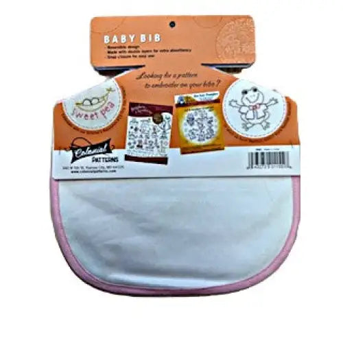 Stitch ’Em Up Blank Pink Baby Bibs by Aunt Martha’s® Bib BBP
