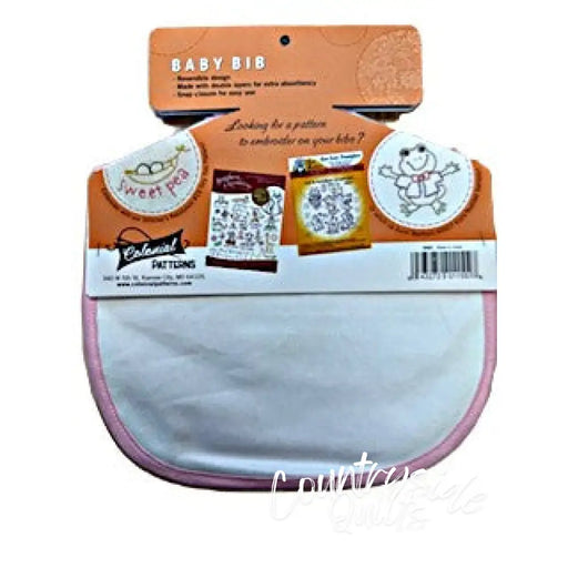 Stitch ’Em Up Blank Pink Baby Bibs by Aunt Martha’s® Bib BBP