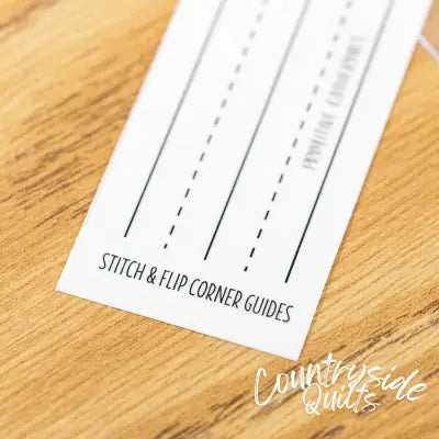 Stitch and Flip Corner Guides Machine Tape