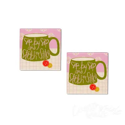 Stitch By Stitch Magnet 2pk