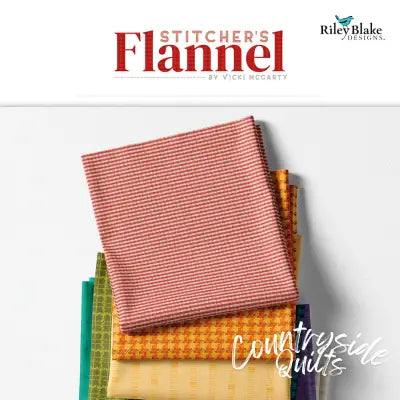 Stitcher's Flannel 5in Squares, 42pcs