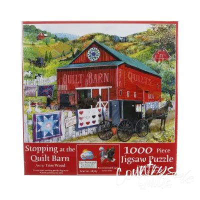 Stopping at the Quilt Barn 1000pc