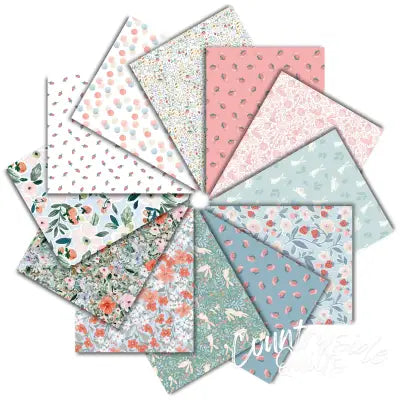 Strawberry Jam Fat Quarter Packs, 12 Colors