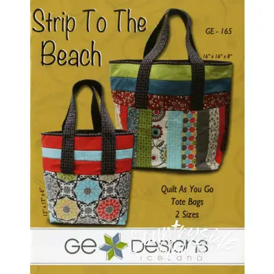 Strip to the Beach Tote Bags