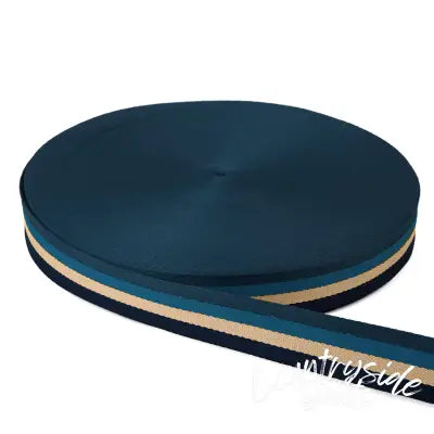 Striped Boathouse Webbing 1-1/2in x 50 yd