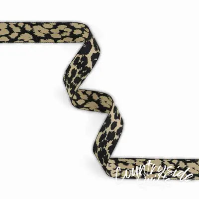 Striped Leopard Webbing 1-1/2in x 3 yd