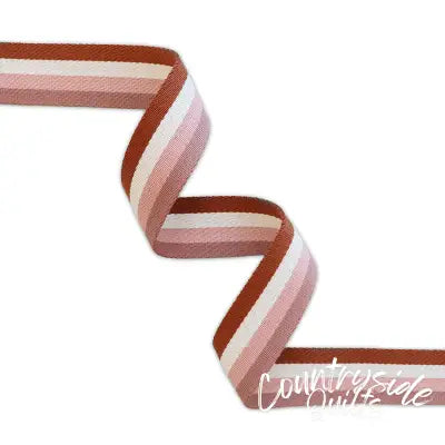 Striped Neapolitan Webbing 1-1/2in x 3 yd