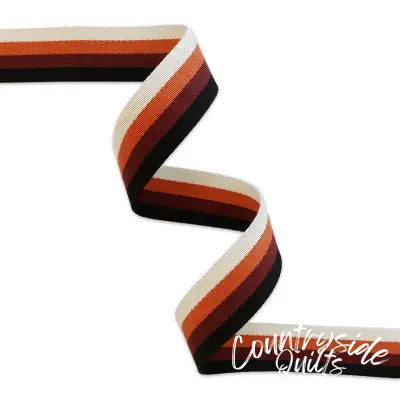 Striped Neutral Webbing 1-1/2in x 3 yd