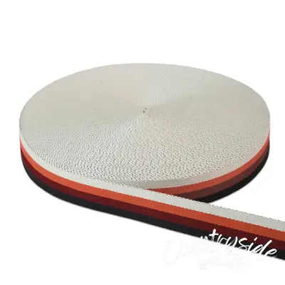 Striped Neutral Webbing 1-1/2in x 50yd