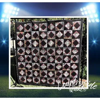 Striped Square in a Square Quilt Pattern