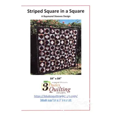 Striped Square in a Square Quilt Pattern