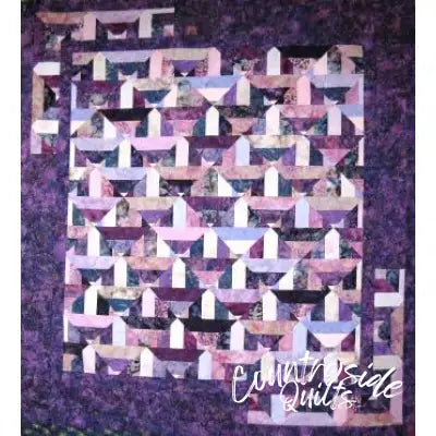 Stripes on Point Quilt Pattern