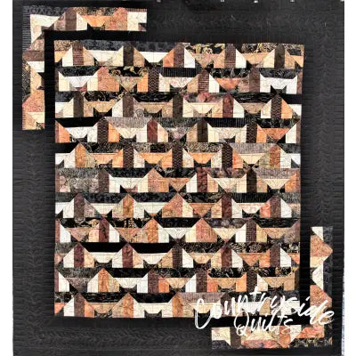 Stripes on Point Quilt Pattern