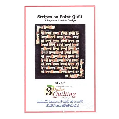 Stripes on Point Quilt Pattern