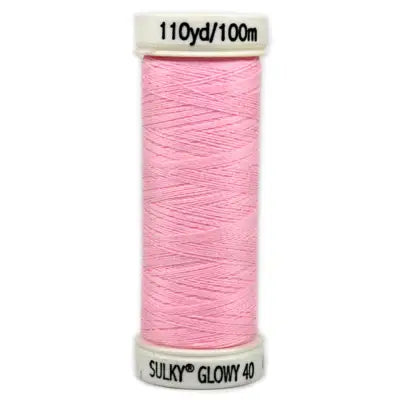 Sulky Glowy 40wt Polyester 110yd Pink