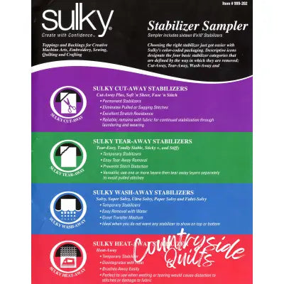 Sulky Stabilizer Sampler Pack