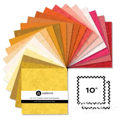 Sun 10 Inch Square 42 Cuts Each