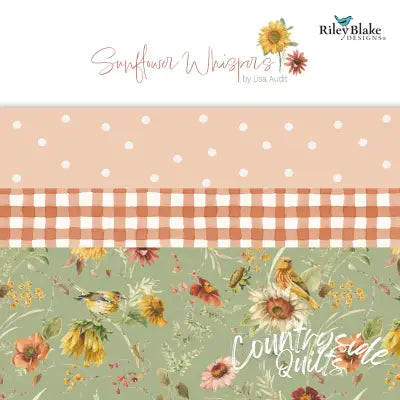 Sunflower Whispers 2.5in Strips, 40pcs/bundle