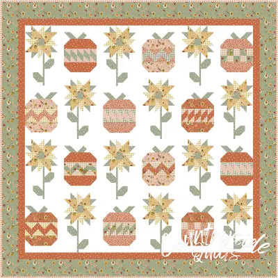 Sunflower Whispers Fall Garden Quilt Kit