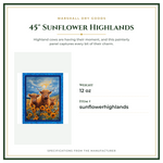 Product Specifications – 45" Sunflower Highlands