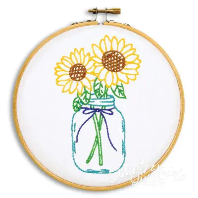 Sunflowers 6in Hoop Kit