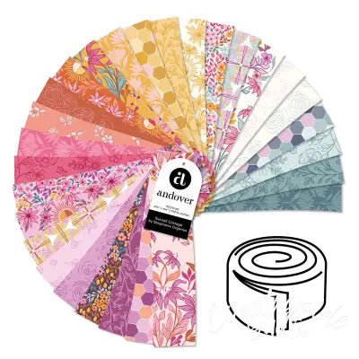 Sunset Cottage 2.5 Inch Strip Roll 40 Cuts Each