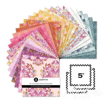 Sunset Cottage 5 Inch Square 42 Cuts Each