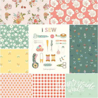 Sunsetridge 1 Yard Bundle Blush, 9 Pcs.