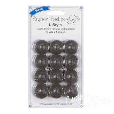Super Bobs MasterPiece Cotton 70yd Prewound Bobbins 12ct L-Style Nightscape