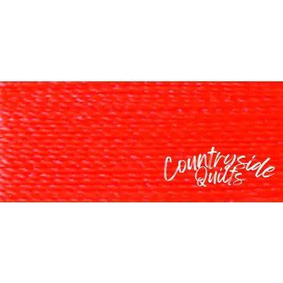 Super Bright Polyester Embroidery Thread 2-ply 40wt 120d 5500yds Hot Cha Cha