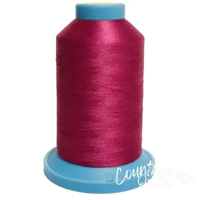Super Bright Polyester Embroidery Thread 2-ply 40wt 120d 5500yds Hot Pink