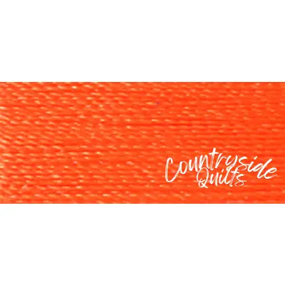 Super Bright Polyester Embroidery Thread 2-ply 40wt 120d 5500yds Neon Orange