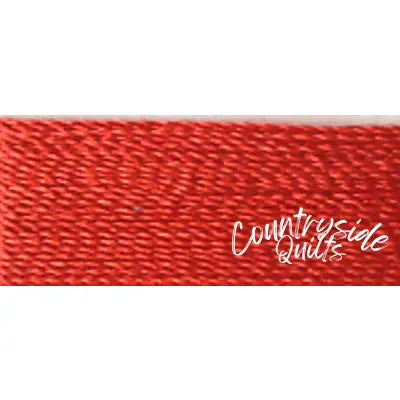 Super Bright Polyester Embroidery Thread 2-ply 40wt 120d 5500yds Scarlet Flame
