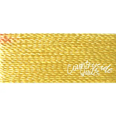 Super Bright Polyester Embroidery Thread 2-ply 40wt 120d 5500yds Lemon Fluff