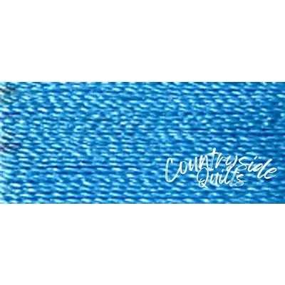 Super Bright Polyester Embroidery Thread 2-ply 40wt 120d 5500yds Angela Blue