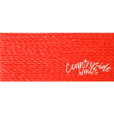 Super Bright Polyester Embroidery Thread 2-ply 40wt 120d 5500yds Vibrant Orange