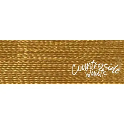 Super Bright Polyester Embroidery Thread 2-ply 40wt 120d 5500yds Shimmering Gold