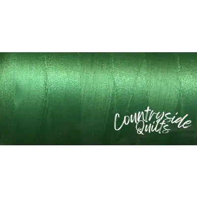 Super Bright Polyester Embroidery Thread 2-ply 40wt 120d 5500yds Kelly