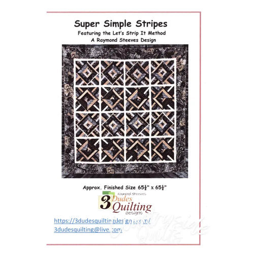 Super Simple Stripes Quilt Pattern 739406409017