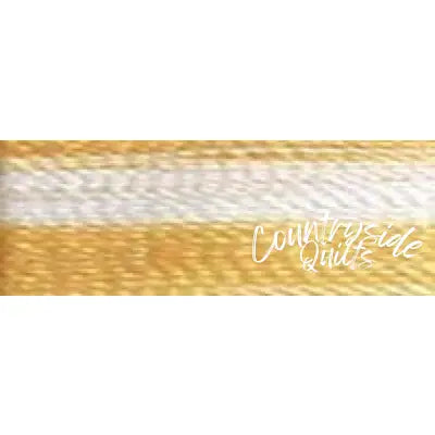 Super Strength Rayon Embroidery Thread 40wt 3200yds Variegated 3CC Yellow