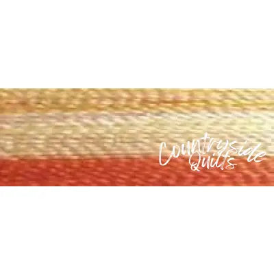Super Strength Rayon Embroidery Thread 40wt 3200yds Variegated 3CC Orange